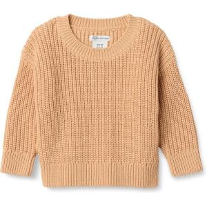 imageAmazon Essentials x Sofia Grainge Toddler and Baby Boys Cotton Pullover SweaterLight Camel
