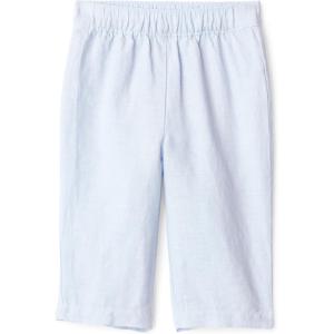 imageAmazon Essentials x Sofia Grainge Toddlers and Baby Boys Cotton Linen Pullon PantsLight Blue