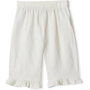 imageAmazon Essentials x Sofia Grainge Toddlers and Baby Girls Cotton Linen Wide Leg Pullon Pant with RufflesLight Beige