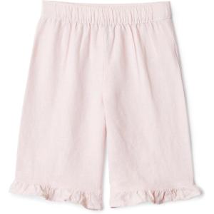 imageAmazon Essentials x Sofia Grainge Toddlers and Baby Girls Cotton Linen Wide Leg Pullon Pant with RufflesLight Pink