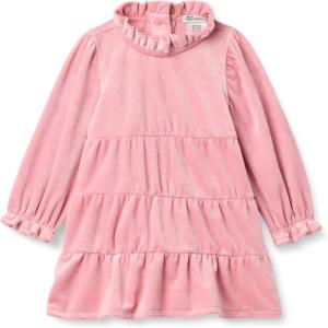 imageAmazon Essentials x Sofia Grainge Toddlers and Baby Girls Long Sleeve Velour Corduroy DressBlush