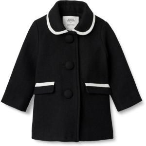 imageAmazon Essentials x Sofia Grainge Toddlers and Baby Girls Wool Blend Dress CoatBlack