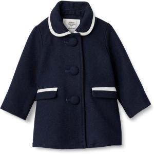 imageAmazon Essentials x Sofia Grainge Toddlers and Baby Girls Wool Blend Dress CoatNavy