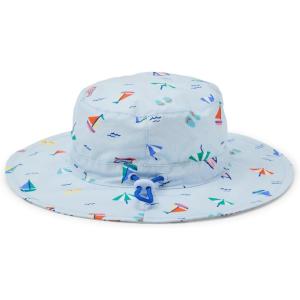 imageAmazon Essentials x Sofia Grainge Unisex Babies Cotton Bucket HatPale Blue Beach