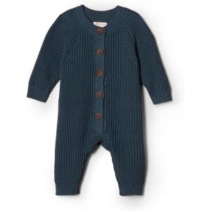 imageAmazon Essentials x Sofia Grainge Unisex Babies Cotton Knit PlaysuitDark Navy