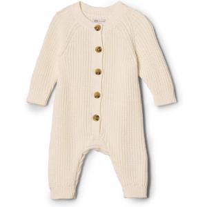 imageAmazon Essentials x Sofia Grainge Unisex Babies Cotton Knit PlaysuitIvory