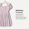 imageAmazon Essentials x Sofia Grainge Toddler and Baby Girls Embroidered Knit DressBlue Ivory Delicate Floral
