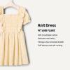 imageAmazon Essentials x Sofia Grainge Toddler and Baby Girls Embroidered Knit DressLight Yellow Delicate Floral