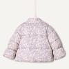 imageAmazon Essentials x Sofia Grainge Toddler and Baby Girls Taffeta Puffer JacketBlue Ivory Delicate Floral