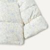 imageAmazon Essentials x Sofia Grainge Toddler and Baby Girls Taffeta Puffer JacketIvory Blue Outlined Blooms