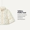 imageAmazon Essentials x Sofia Grainge Toddler and Baby Girls Taffeta Puffer JacketIvory Cherries