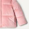 imageAmazon Essentials x Sofia Grainge Toddler and Baby Girls Velour Puffer JacketRose