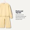 imageAmazon Essentials x Sofia Grainge Toddlers and Baby Girls French Terry Sweatshirt Pant and Top SetButter Yellow