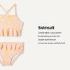 imageAmazon Essentials x Sofia Grainge Toddlers and Baby Girls TwoPiece Swimsuit with Crisscross StrapsShell Pink Ornate Paisley