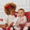 imageAmazon Essentials x Sofia Grainge Unisex Babies Velour Overall and Long Sleeve Bodysuit SetBlushHearts