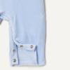 imageAmazon Essentials x Sofia Grainge Unisex Babies Velour Overall and Long Sleeve Bodysuit SetIvoryLight Blue