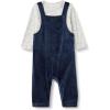 imageAmazon Essentials x Sofia Grainge Unisex Babies Velour Overall and Long Sleeve Bodysuit SetNavySheep