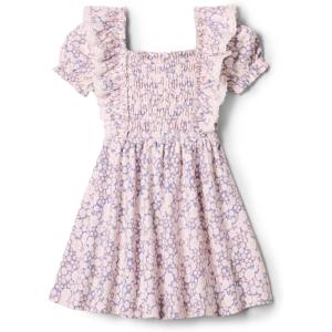 imageAmazon Essentials x Sofia Grainge Toddler and Baby Girls Embroidered Knit DressBlue Ivory Delicate Floral