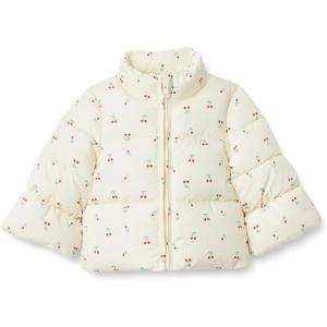 imageAmazon Essentials x Sofia Grainge Toddler and Baby Girls Taffeta Puffer JacketIvory Cherries