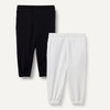 image:imageAmazon Essentials Boys Cotton JoggersBlackWhite