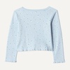 image:imageAmazon Essentials Girls and Toddlers LongSleeve Cropped Rib TopDaisies