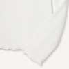 image:imageAmazon Essentials Girls and Toddlers LongSleeve Cropped Rib TopIvory