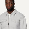 image:imageAmazon Essentials Mens Cotton Canvas ZipFront Trucker JacketGrey