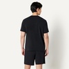 image:imageAmazon Essentials Mens CottonModal Pajama Set Short Sleeve TShirt and ShortsBlack