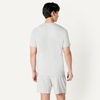 image:imageAmazon Essentials Mens CottonModal Pajama Set Short Sleeve TShirt and ShortsLight Grey Heather