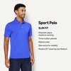 image:imageAmazon Essentials Mens Moisture Wicking Golf Polo Shirt Short Sleeve SlimFit QuickDryBlue
