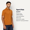 image:imageAmazon Essentials Mens Moisture Wicking Golf Polo Shirt Short Sleeve SlimFit QuickDryCaramel
