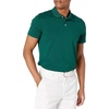 image:imageAmazon Essentials Mens Moisture Wicking Golf Polo Shirt Short Sleeve SlimFit QuickDryDark Green