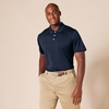 image:imageAmazon Essentials Mens Moisture Wicking Golf Polo Shirt Short Sleeve SlimFit QuickDryDark Navy