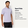 image:imageAmazon Essentials Mens Moisture Wicking Golf Polo Shirt Short Sleeve SlimFit QuickDryLilac