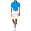 image:imageAmazon Essentials Mens Moisture Wicking Golf Polo Shirt Short Sleeve SlimFit QuickDryMetallic Blue