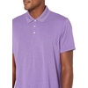 image:imageAmazon Essentials Mens Moisture Wicking Golf Polo Shirt Short Sleeve SlimFit QuickDryPurple Heather