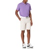 image:imageAmazon Essentials Mens Moisture Wicking Golf Polo Shirt Short Sleeve SlimFit QuickDryPurple Heather