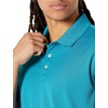 image:imageAmazon Essentials Mens Moisture Wicking Golf Polo Shirt Short Sleeve SlimFit QuickDryTeal Blue