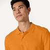 image:imageAmazon Essentials Mens RegularFit Short Sleeve Cotton Pique Polo Shirt Available in Big amp TallApricot Orange