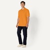 image:imageAmazon Essentials Mens RegularFit Short Sleeve Cotton Pique Polo Shirt Available in Big amp TallApricot Orange