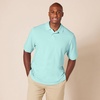 image:imageAmazon Essentials Mens RegularFit Short Sleeve Cotton Pique Polo Shirt Available in Big amp TallAqua