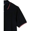 image:imageAmazon Essentials Mens RegularFit Short Sleeve Cotton Pique Polo Shirt Available in Big amp TallBlackWhite and Red Tipped