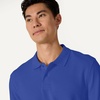 image:imageAmazon Essentials Mens RegularFit Short Sleeve Cotton Pique Polo Shirt Available in Big amp TallBlue