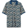 image:imageAmazon Essentials Mens RegularFit Short Sleeve Cotton Pique Polo Shirt Available in Big amp TallBlue Pineapple