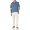 image:imageAmazon Essentials Mens RegularFit Short Sleeve Cotton Pique Polo Shirt Available in Big amp TallBlue White Palm Tree Print
