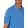 image:imageAmazon Essentials Mens RegularFit Short Sleeve Cotton Pique Polo Shirt Available in Big amp TallBlueWhite and Red Tipped