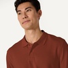 image:imageAmazon Essentials Mens RegularFit Short Sleeve Cotton Pique Polo Shirt Available in Big amp TallBrick Red