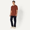 image:imageAmazon Essentials Mens RegularFit Short Sleeve Cotton Pique Polo Shirt Available in Big amp TallBrick Red
