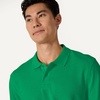 image:imageAmazon Essentials Mens RegularFit Short Sleeve Cotton Pique Polo Shirt Available in Big amp TallBright Emerald Green