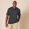 image:imageAmazon Essentials Mens RegularFit Short Sleeve Cotton Pique Polo Shirt Available in Big amp TallCharcoal Heather